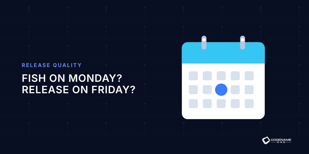 Don't Order Fish on Monday. Don't Release on Friday